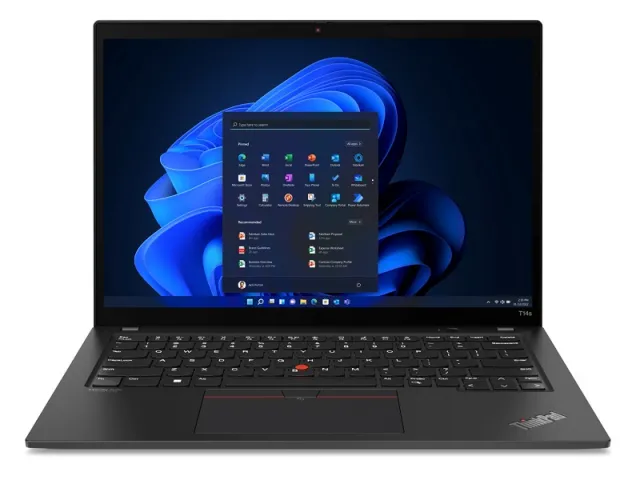 Notebook Lenovo ThinkPad T14s Gen3 21BR002WRT Black (14.0" IPS AG WUXGA Intel i5-1235U 8GB SSD 256GB Intel Iris Xe Graphics Backlit Win11Pro 1.21kg)