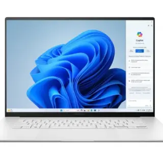 Notebook ASUS ZenBook S 16 OLED UM5606WA-RK220W Scandinavian White (16.0" OLED 2.8K 2880x1800 AMD Ryzen AI 9 HX 370 32Gb LPDDR5X 1.0TB AMD Radeon 880M Graphics Backlit Win11 1.5kg)