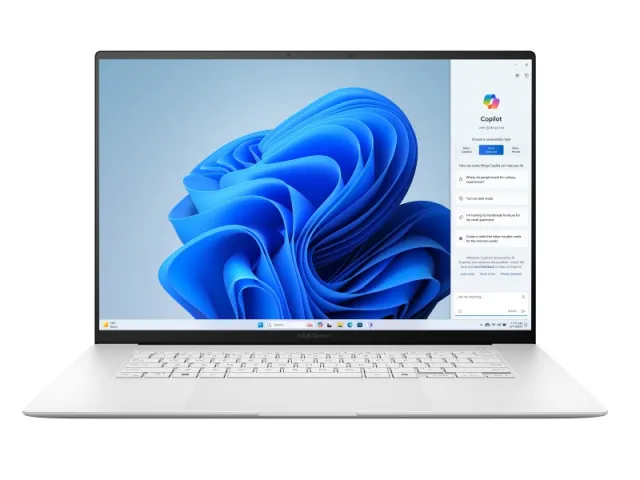 Notebook ASUS ZenBook S 16 OLED UM5606WA-RK220W Scandinavian White (16.0" OLED 2.8K 2880x1800 AMD Ryzen AI 9 HX 370 32Gb LPDDR5X 1.0TB AMD Radeon 880M Graphics Backlit Win11 1.5kg)