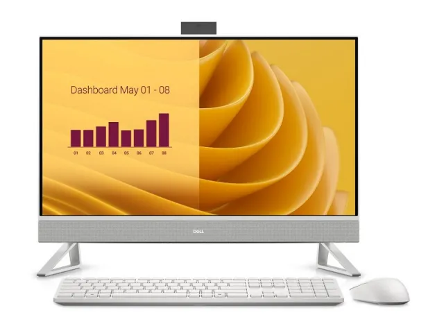 Monobloc Dell AIO EC27250 Alb (27" FHD WVA Intel Core 7 150U 32GB DDR5 2.0TB SSD Intel Graphics Wireless KB&MS Win11Pro)