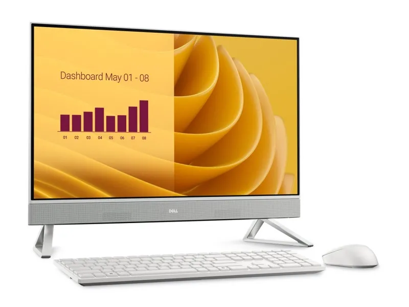 Monobloc Dell AIO EC27250 Alb (27" FHD WVA Intel Core 7 150U 32GB DDR5 2.0TB SSD Intel Graphics Wireless KB&MS Win11Pro) - Image 2