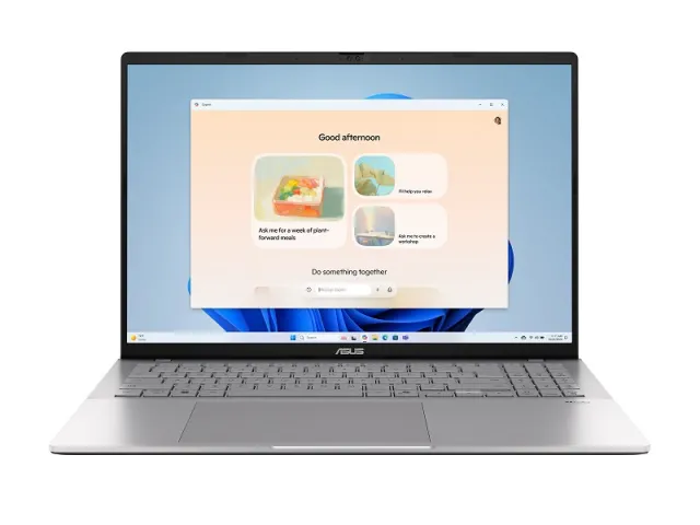 Notebook ASUS VivoBook S 16 M3607HA Silver (16.0" IPS WUXGA 1920x1200 144Hz AMD Ryzen 5 220 16Gb DDR5 1.0TB SSD AMD Radeon Grafică iluminată fără sistem de operare 1.7kg)