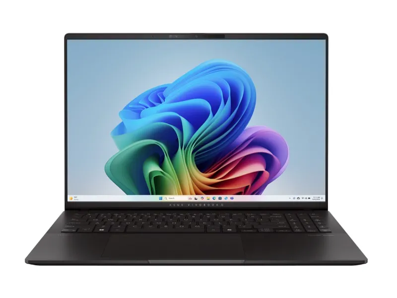 Notebook ASUS VivoBook S 16 OLED M5606KA Negru Neutru (Ecran OLED de 16", 3.2K, 3200x2000, AMD Ryzen AI 7 350, 24 GB LPDDR5X, 1 TB, placă grafică AMD Radeon 880M, iluminare RGB, fără sistem de operare, 1.5 kg)