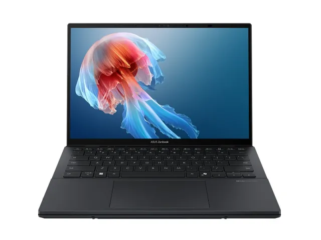 Notebook ASUS Zenbook 14 Duo OLED UX8406MA Inkwell Gri (Ecran tactil OLED de 14.0", 1920x1200, 120Hz, Intel Core Ultra 9 285H, SSD LPDDR5X de 32GB, 2.0TB, Grafică Intel Arc, Iluminare Windows 11Home, 1.65kg)