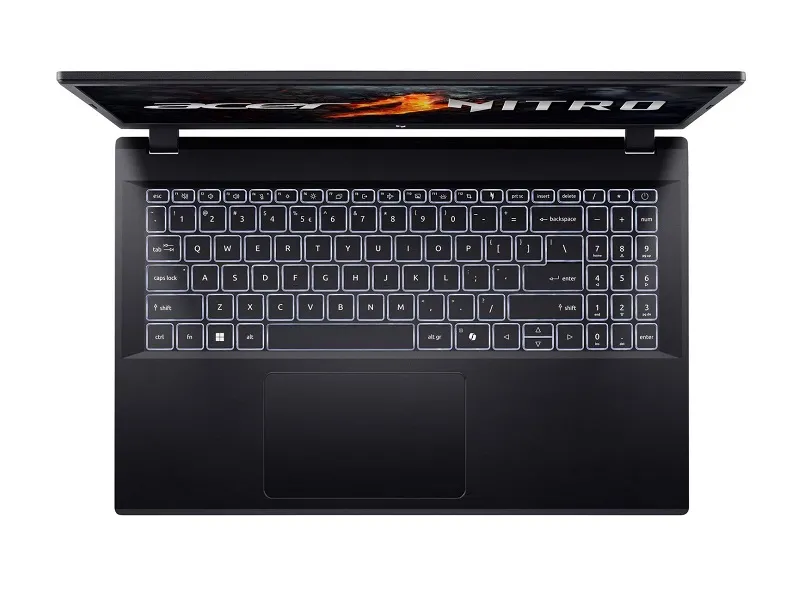 Laptop ACER Nitro V 15 ANV15-41 NH.QSJEU.00F Negru Obsidian (15.6" IPS 165Hz FHD AMD Ryzen 5 6600H 16Gb DDR5 SSD 1TB GeForce RTX 2050 4GB Iluminare Linux 2.1kg) - Image 2