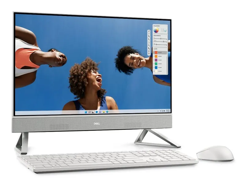 Monobloc DELL Inspiron 5430 Alb Perlat (23.8" FHD IPS InteI Core 5 120U 16GB SSD 1.0TB Grafică Intel Wireless KB&MS Win10Home) - Image 3