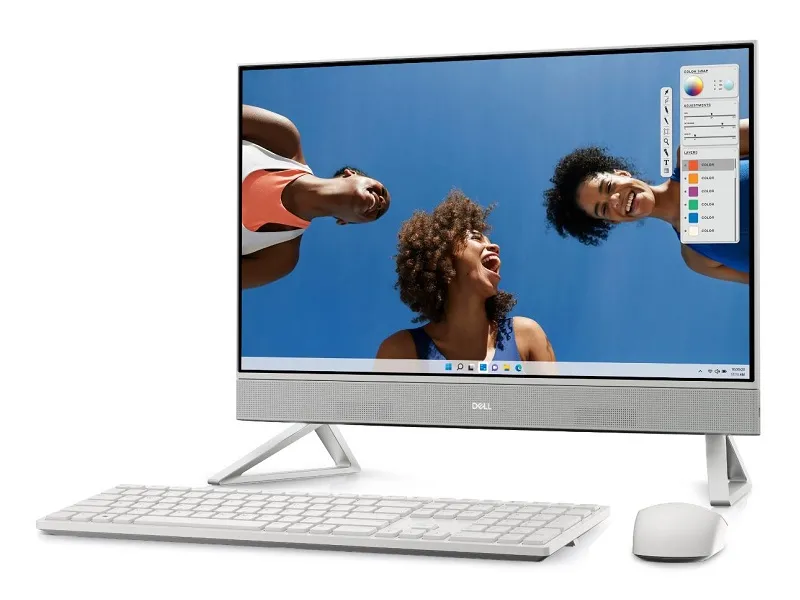 Monobloc DELL Inspiron 5430 Alb Perlat (23.8" FHD IPS InteI Core 5 120U 16GB SSD 1.0TB Grafică Intel Wireless KB&MS Win10Home) - Image 2