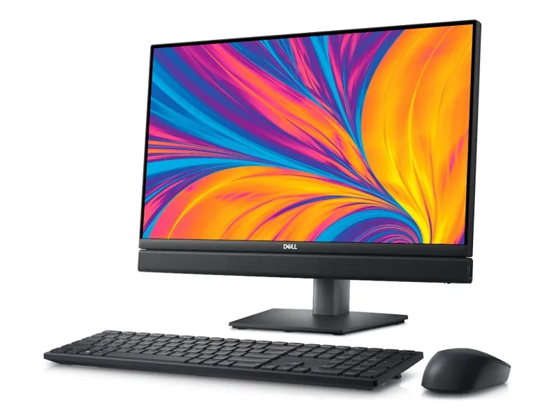 Monobloc DELL Optiplex 7420 65W Gri închis (ecran FHD IPS Intel i5-14500T, 23,8", netactil, SSD DDR5 de 16 GB, placă grafică Intel UHD 770, USB, KB&MS Ubuntu) - Image 2
