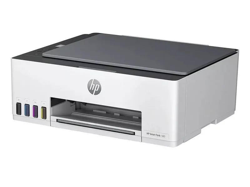 Imprimantă multifuncțională HP Smart Tank 580 1F3Y2A#671 Alb-Gri (cerneală A4 4800x1200 LCD cu 1 linie, până la 12 ppm/5 ppm / până la 3000 de pagini/lună, Wi-Fi USB 2.0) - Image 3